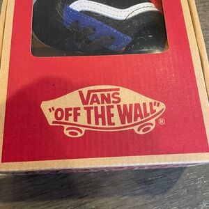 Vans Black and Blue Footwear